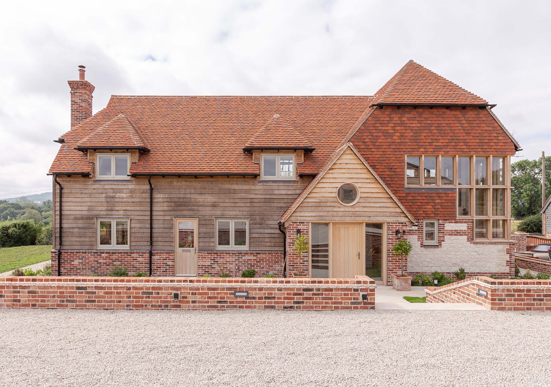 Building work and landscaping complete.